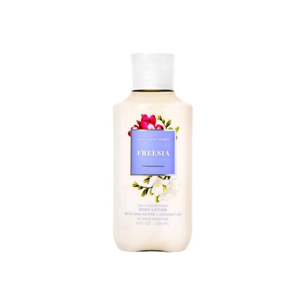 Bath and Body Works Super Smooth Body Lotion Sets Gift For Women 8 Oz (Freesia)