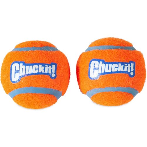 Chuckit! 6 Pack of Tennis Balls, Small, Launcher Compatible Dog Toys