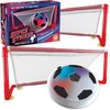 MindWare Super Striker Hover Soccer Ball Set - Indoor Soccer for Kids Ages 3 and Up - Flashing LED Lights - USB Charger - Includes 2 Sturdy Nets for 1 or 2-Player Indoor Games for Kids 8-12