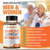10 in 1 Immune Support Supplement (No Fillers) | Vitamin C, Zinc, Elderberry, Echinacea, Turmeric, Probiotics |Immunity Booster for Multi-System Immune Defense, Respiratory & Gut health |60 Day Supply