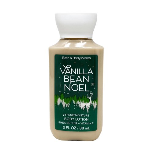 Bath & Body Works Vanilla Bean Noel 2 Piece Mini Body Lotion Value Pack with a Natural Oats Sample Soap - Travel Size