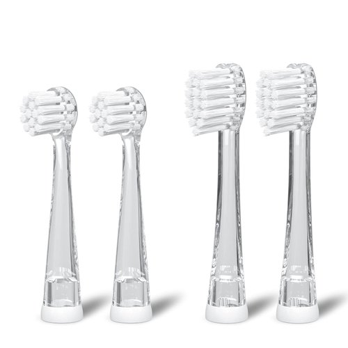 Seago Baby/Kids Electric Toothbrush Replacement Heads SG-849 for 513 - Pack of 4 (025+037)…