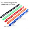 Sunshane 24 Pack 24 Blocks Magic Snake Cube, Mini Snake Speed Cubes, Twist Puzzle Toys for Kids Party Bag Fillers, Party Favours, Random Color