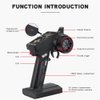 havcybin HOTRC CT-6A RC Transmitter and Receiver 6 Channel 2.4ghz Hand Controlled RC Car Boat Tanks Remote Controller (CT-6A)