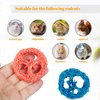 Dong Huang 20Pcs Bunny Chew Toys for Rabbit Pet Tooth Chew Toys, Organic Natural Loofah Chew Toys, Handmade Material Toys for Guinea Pig Hamster Rabbit Rat