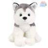 BSTAOFY 12'' Husky Stuffed Animal Realistic Puppy Dog Soft Plush Toys Adorable Birthday Valentines Christmas Festivals Gifts for Kids Toddlers Boys Girls