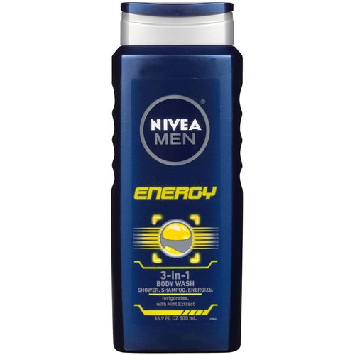 Nivea For Men Energy 3-in-1 Body Wash - 16.90 oz