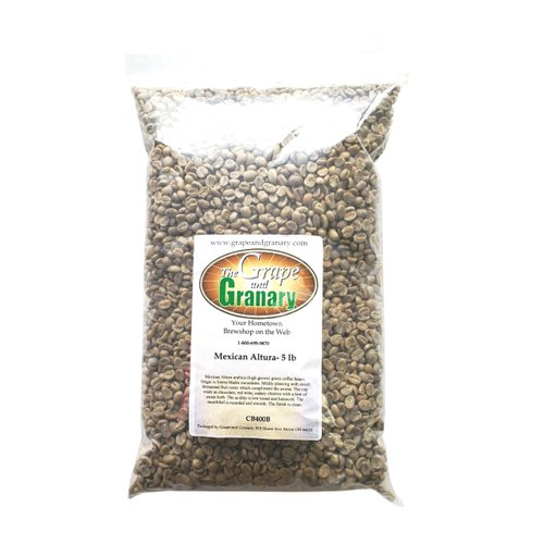 Mexican Altura unroasted Coffee Beans (5LB)