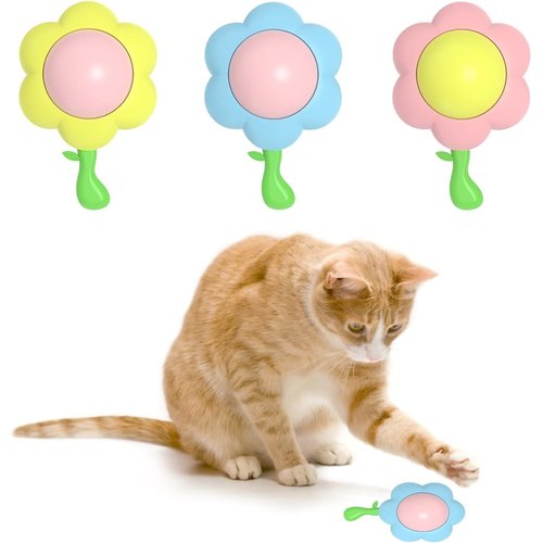 Rotatable Catnip Treat Ball for Cat, Wall-Mounted Edible Chew Toy, Safe Kitten Dental Ball for Hair Removal, Teeth Cleaning, Silvervine Lick Toy, Indoor Healthy Kitten Play, Catnip Toy with Wall Mount