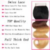 𝗜𝗻𝘀𝗤𝘂𝗲𝗲𝗻 Ombre Human Hair Bundles with Closure 100% Unprocessed Virgin Brazilian Human Hair Body Wave 4 Bundles with 4x4 Lace Closure Free Part (10 10 10 10+10#T1B/4/27)