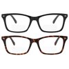 Yogo Vision Bifocal Reading Glasses 2 Pack Fashion Comfort Quality Bifocal Readers for Men and Women +1.5