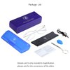 VisionGlobal Blue Light Blocking Glasses for Women, Anti Eyestrain, Computer Reading, TV Glasses, Stylish Square Frame, Anti Glare (Clear, No Magnification)