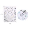 Christmas Nail Stickers - 8 Sheets 3D Holographic Winter Nail Decals Santa Claus Deer Snowflakes Snowmen Xmas Nail Art Sticker Manicure DIY Nail Decorations for Women Girls