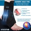 SNEINO Ankle Brace for Women & Men - Ankle Brace for Sprained Ankle, Ankle Support Brace for Achilles,Tendon,Sprain,Injury Recovery, Lace up Ankle Brace for Running, Basketball, Volleyball(Medium)