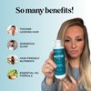 Volumizing Biotin Shampoo for Thinning Hair - Thin Hair Shampoo with Peppermint Argan and Essential Oils for Hair Care - Vegan Sulfate Free Shampoo for Damaged Dry Hair Paraben and Cruelty Free (Mint)