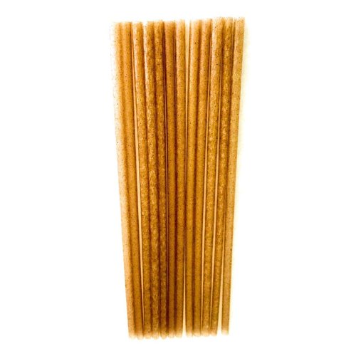 100 Pack Agave Fiber Straws Unwrapped Bio Preferred, Eco-Friendly, Alternative to Plastic Straws & Paper Straws, Plant Based