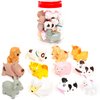 R & S LIMITED Boley: Bath Toy Bucket: Farm Animals - 12pc Playset - Cartoon Animal-Themed Water Toys, Convenient Storage Bucket, Mold-Free Construction, Kid Ages 3+