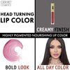 Gerard Cosmetics Color Your Smile Lip Gloss Pink Frosting | Super Pigmented Pink Glitter Lip Gloss with LED Light and Mirror | Shiny Finish | Hydrating Liquid Lip Color