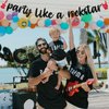 Rock and Roll Party Decorations, Party Like A Rockstar Banner for Born to Rock Music Rock N Roll Birthday Party Supplies