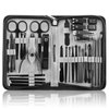 Manicure Set 32pcs Professional Nail Clippers Kit Pedicure Care Tools-Stainless Steel Grooming Tools for Travel