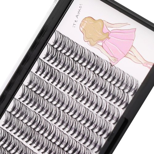 Dedila 8-22mm to Choose 20D/40D/60D/80D/100D Individual False Eyelashes Makeup Cluster Eyelashes Thickness 0.07mm D Curl Natural long Black Soft 3D Eye Lashes Extensions (20D-16mm)