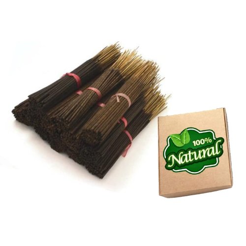 Yajna-Frankincense-and-Myrrh 100%-Natural-Handmade-Hand-Dipped-Incense-Sticks Organic-Chemicals-Free for-Purification-Relaxation-Positivity-Yoga-Meditation The-Best-Woods-Scent (500 Sticks (750GM))