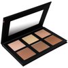 SHANY Powder Contour & Highlight Makeup Palette with Mirror - 6 Color Contour Palette - CONTOUR