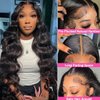 Wildroar Body Wave Lace Front Wigs Human Hair Wigs for Women 150% Density Human Hair Lace Front Wigs 13x4 HD Glueless Lace Frontal Wigs Human Hair Pre Plucked with Baby Hair 30 Inch