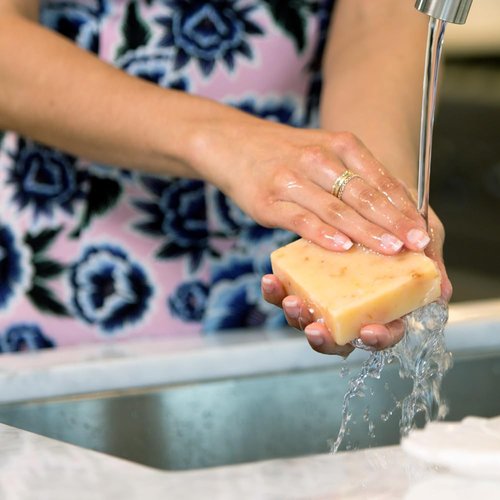 Edens Garden Lemongrass Natural Aromatherapy Cold Processed Bar Soap (Made With Essential Oils, Vegan, For Face & Body), 4.4 oz Bar