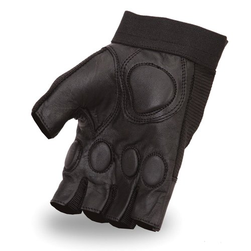 Prime Sports All-Purpose Padded Leather Cycling Weight Lifting Wheelchair Gloves W-1019 (Small)