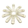 Dofash 20Pcs Ellipse Shaped(Looks Like 3D Effect) Epoxy Snap Hair Clips Hair Grips Metal Hair Clips 5Cm/2in Hair Accessories For Girls (Blonde)