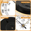 Barometer Weather Station - 5Inch Home Wireless Weather Station Indoor Outdoor Hanging Barometer for Home Wall, Fishing Boat, Baby Room, Office, Stainless Steel Enclose, Acrylic Glass