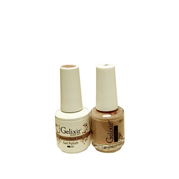 Gelixir matching color & nail lacquer Natural Wood -026