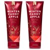 Winter Candy Apple Ultra Shea Triple Moisture Cream Body Lotion - Set of 2 - Bath and Body Works Holiday Traditions
