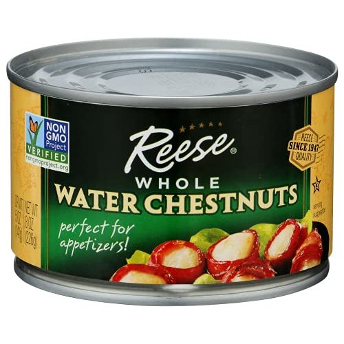 Reese Whole Water Chestnuts 8 oz (Pack of 3)