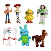 Toy Action Figures Story Toys Set, 1.5-2.3 inches Tall Action Figures with Woody, Buzz and Jessie,Toy Anime Figurines Story Characters (7 Pack)