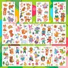 EMOEM Glitter Tattoos for Kids, 14 Sheets Temporary Tattoo Kids Stickers Toys, Party Favors Goodie Bags Games Accessories for Boys and Girls (Animal)