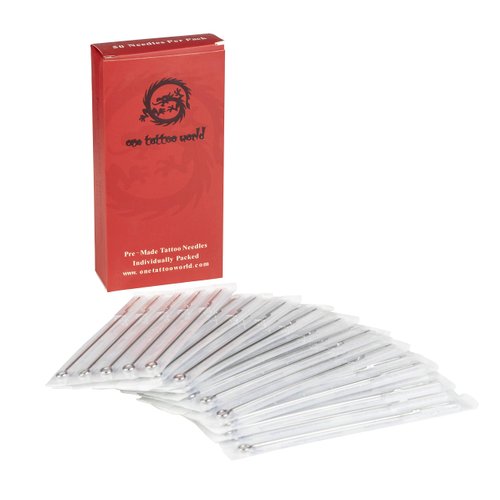 One Tattoo World 7 Round Liner Sterilized Tattoo Needles OTW-50-7RL,50 pieces