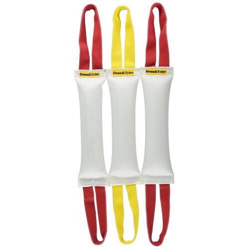 Dean & Tyler Bundle of 3 Tugs for Pets, Fire Hose, 12-Inch by 4-Inch