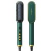Mudiltha Hair Straightener Brush, Green, Ionic Technology with Negative Ions, 9 Temperature Settings, Suitable for Normal Hair, 50 Watts, 110 Volts