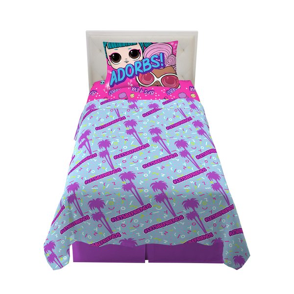 Franco Kids Bedding Super Soft Sheet Set, Twin, LOL Surprise