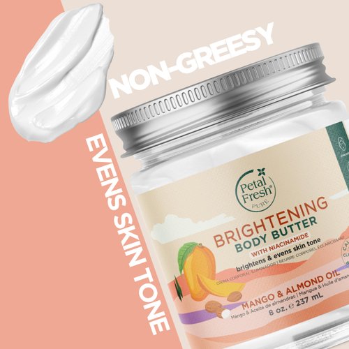 Petal Fresh Pure Brightening Body Butter Mango + Almond Oil