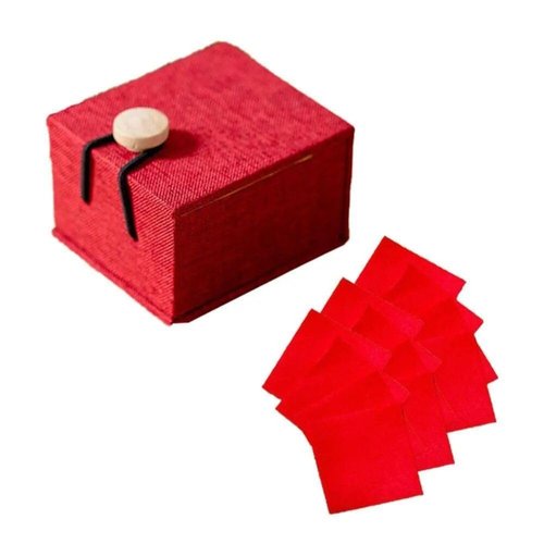ZhangyiHot Red Ancient Chinese Lipstick Paper, Red Lip Gloss Point Lipstick Paper Makeup Rouge Paper with Red Box Women Cosmetic Tool for Beauty and Makeup Personal Care