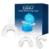 EZGO Teeth Whitening Trays, BPA Free Moldable Mouth Trays, Custom Fit, Comfortable, Trimmable Mouth Guard, Used on Teeth Grinding, Teeth Whitening, and Sports Campaign (3 Trays)