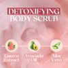 Feyzant Skincare Body Scrub with Guava and Avocado Oil - Gently Exfoliates and Hydrates for Smooth, Youthful Skin while eliminating Dead Cells - 4 oz
