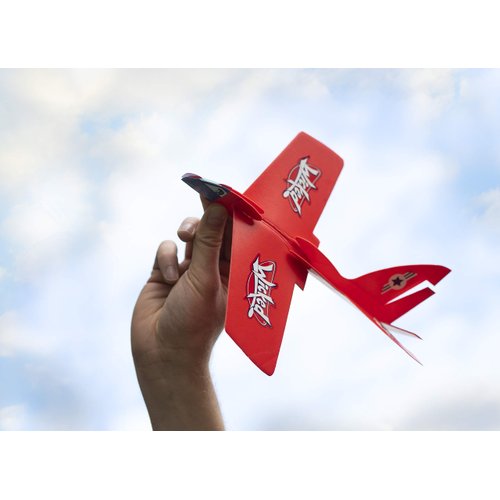 Wicked Microjet | The Flying, Returning Boomerang Stunt Plane by Wicked Vision | Made from Soft Foam for Safe Indoor Play | 4 Metre Flight Range
