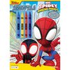 Spidey and Friends Coloring Book | Spidey and Friends Coloring & Activity Book with 4 Crayons | Includes 30 Stickers | Officially Licensed