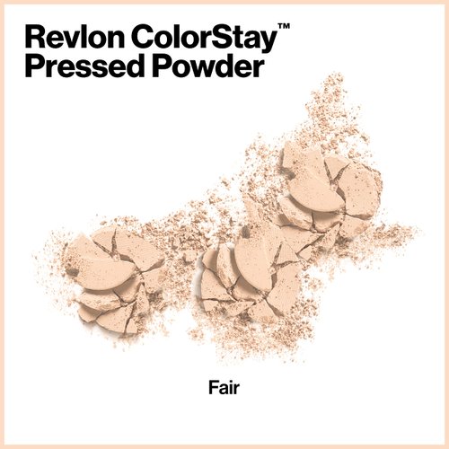 Revlon ColorStay Face Powder, Face Makeup Stocking Stuffers for Women, Medium-Full Coverage, Shine & Oil Free, 810 Fair, 0.3 Oz