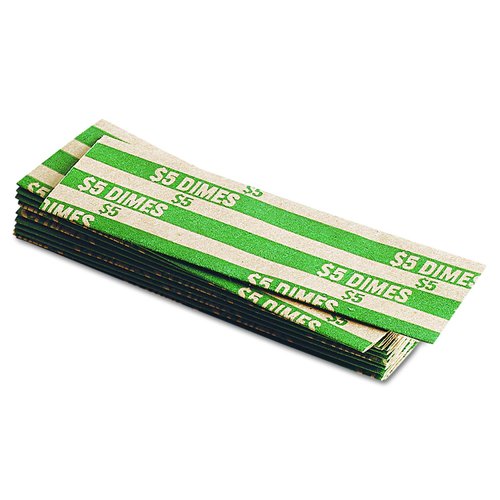 MMF Industries Flat Tube Coin Wrapper, 1000 per Box (216020002)