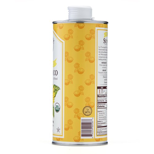 La Tourangelle, Organic Sun Coco Oil, Unique Blend of Organic High-Oleic Sunflower Oil and Organic Refined Coconut Oil, Heat Heat Cooking and DIY Beauty, 25.4 fl oz